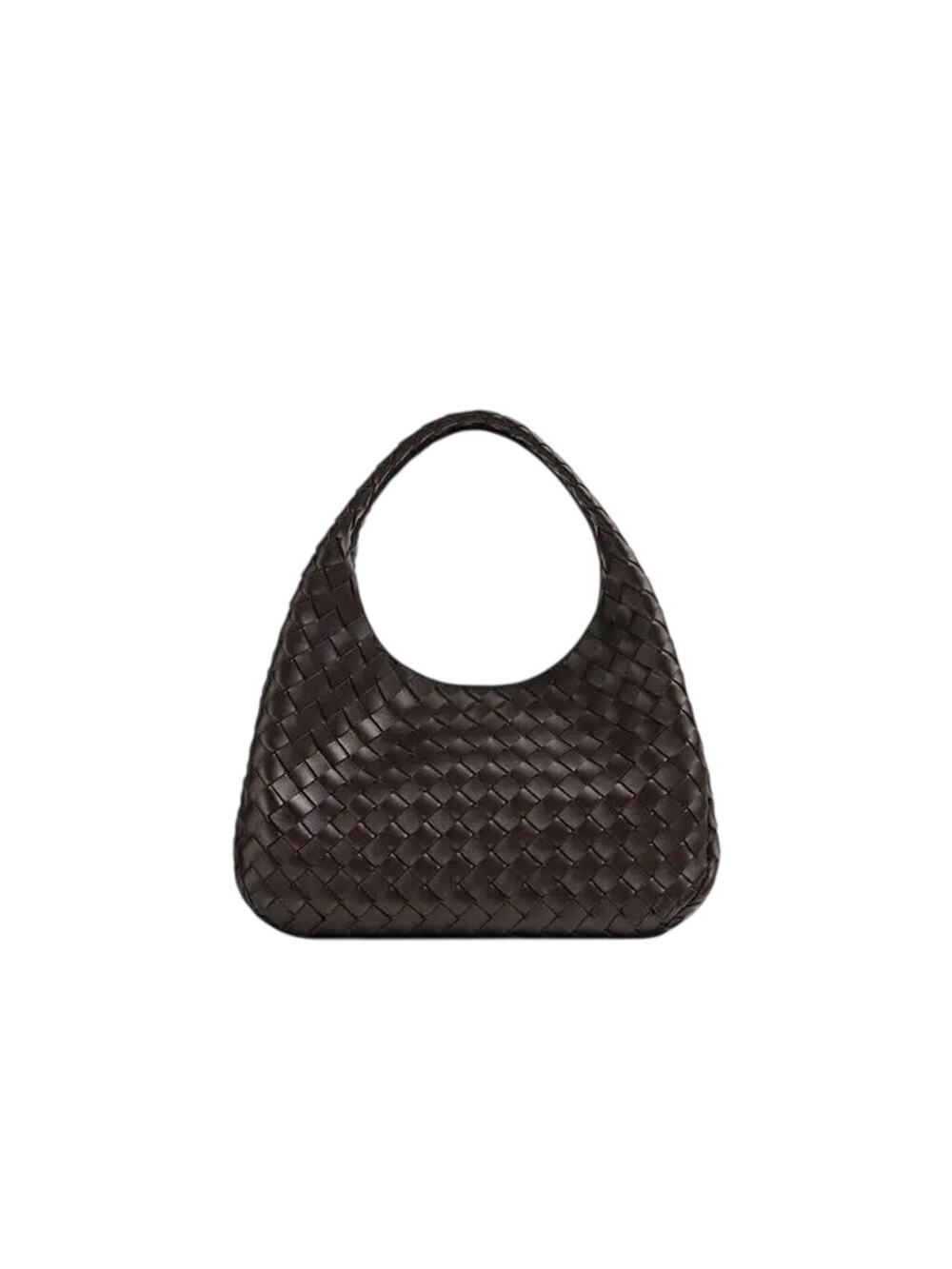 Bottega Veneta NWOT Medium Campana Intrecciato Leather Shoulder Bag in Fondant - Picture 1 of 15